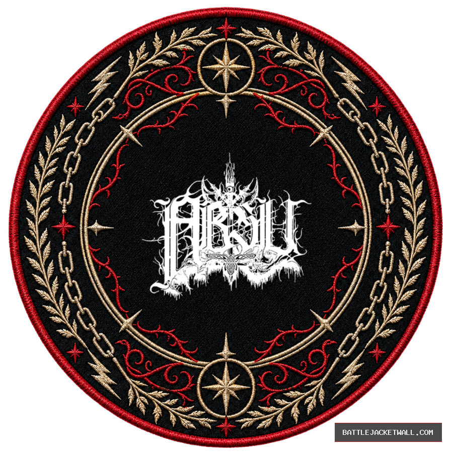 Finished BJW embroidered artist patch