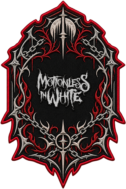 Finished Motionless in White artist patch
